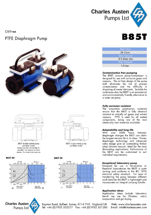 다이아프램-에어,가스용 B85T 이미지