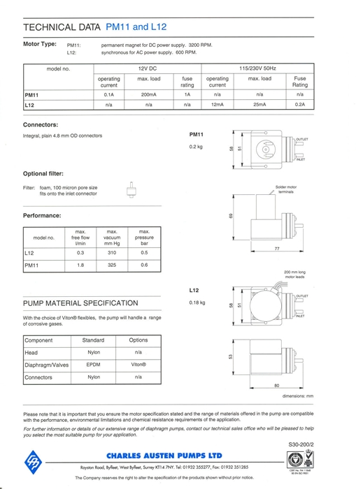 다이아프램-에어,가스용PM11, L12 이미지