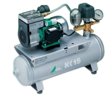 오일레스 콤프레샤 세트