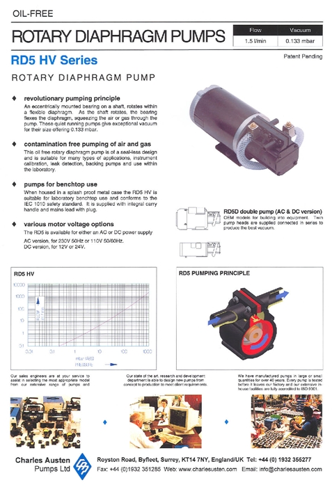 다이아프램-에어,가스용 RD5 HV 이미지