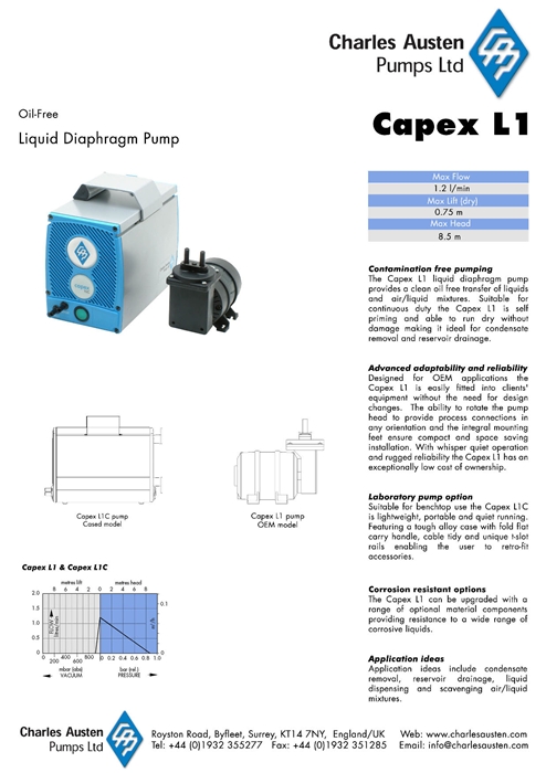 실험실용 펌프-CAPEX L2 이미지