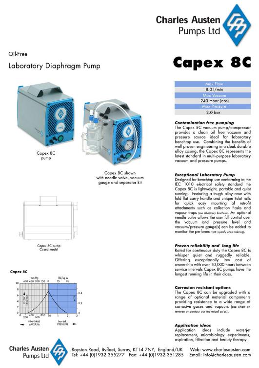 실험실용펌프-CAPEX 8C (카펙스8C) 이미지