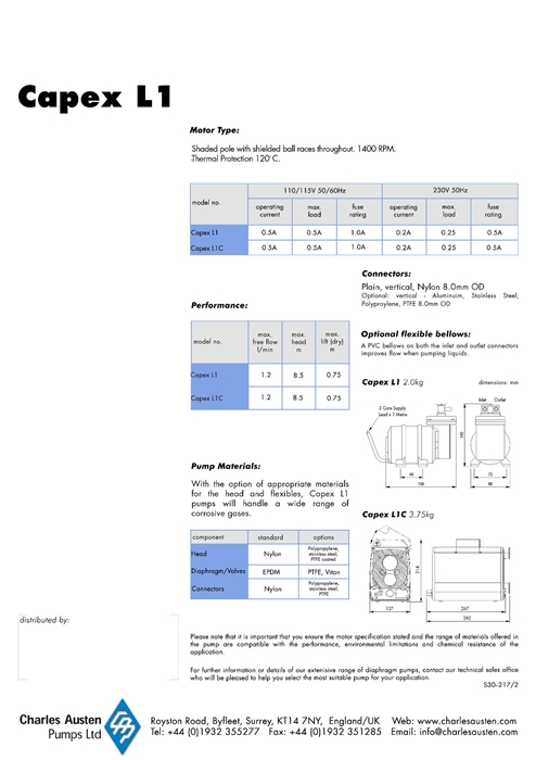 실험실용 펌프-CAPEX L2 이미지