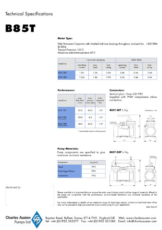 다이아프램-에어,가스용 B85T 이미지